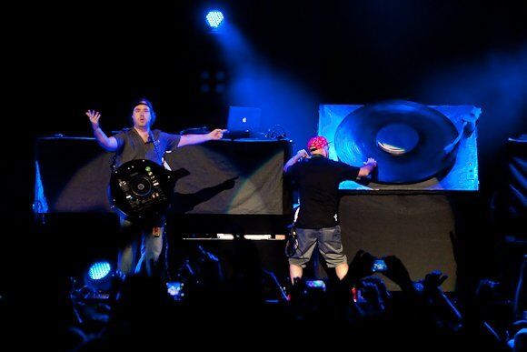 Cut Chemist and DJ Nu-Mark (right) of Jurassic 5