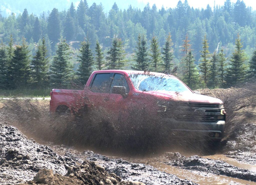 2019 Silverado Chevy Pickup Media Test Drive Alpine, Wyoming