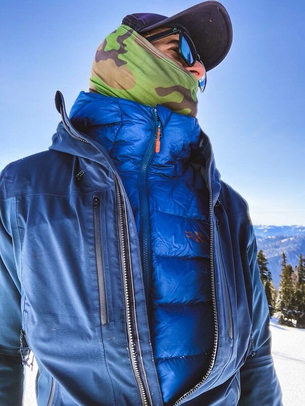 rab electron down jacket