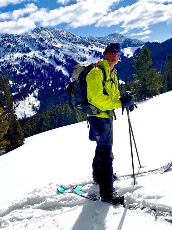 Snowboarding Teton Wilderness