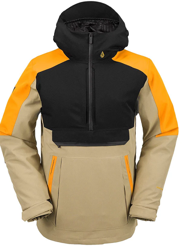 Volcom Snowboards Orange and Tan Snowboard Jacket