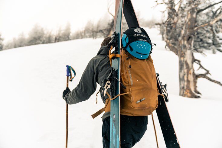 Connor Burkesmith Teton Pass Wyoming Backcountry Skier