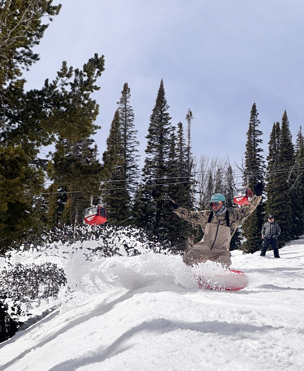 Making Snowboard Slash on Burton Process Snowboard