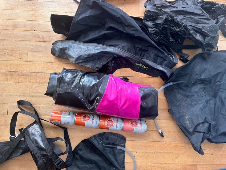 Alpacka Expedition Raft Folded Up
