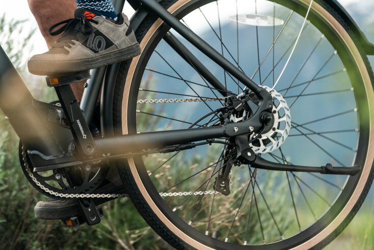 E-Bike with Hydraulic Disk Brakes