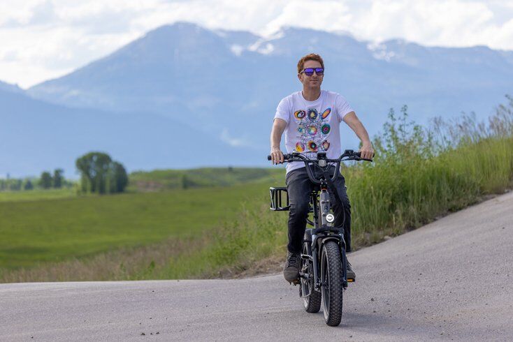 Mike Hardaker Riding E-Bikes