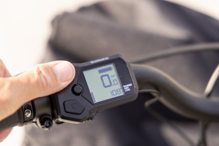 E-Bike with Small LCD Screen