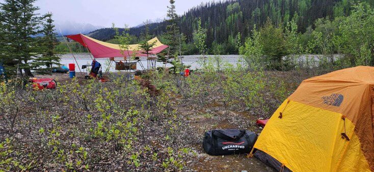 River Camp in Alaska