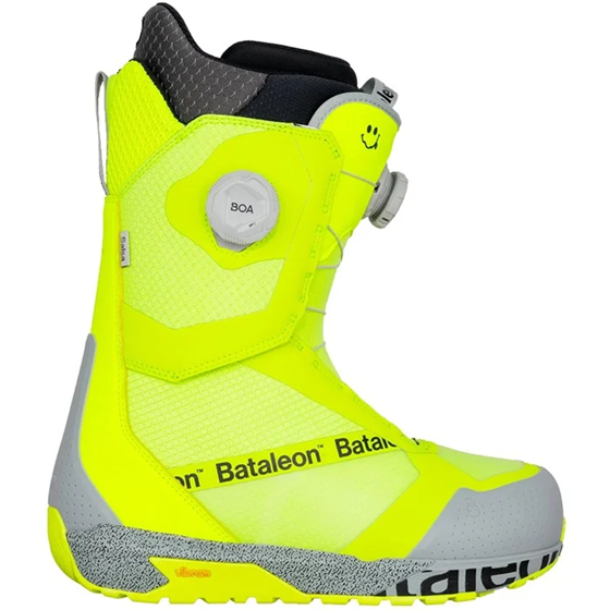 Bright Yellow Snowboard Boots Bataleon Salsa BOA