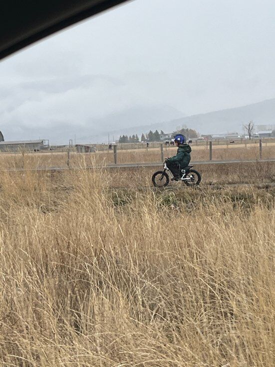 Boy with Freedom on E-Bike