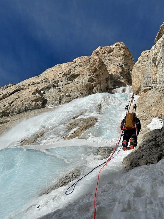 Man Mountain Climbing
