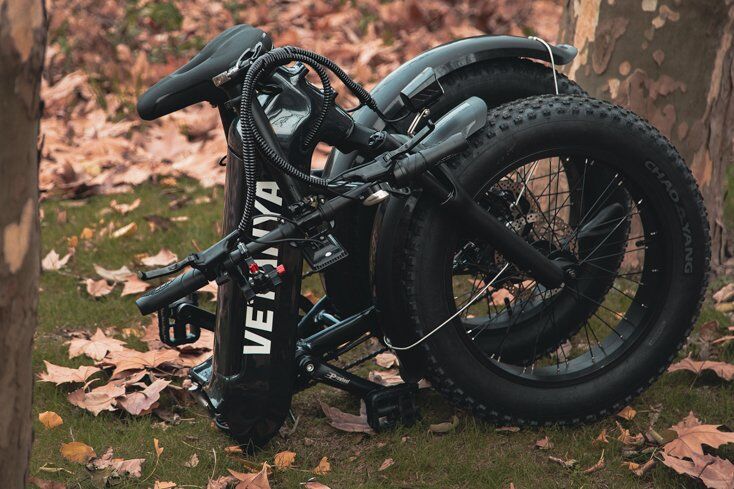Folded Up E-Bike Vetanya Pika E-Bike