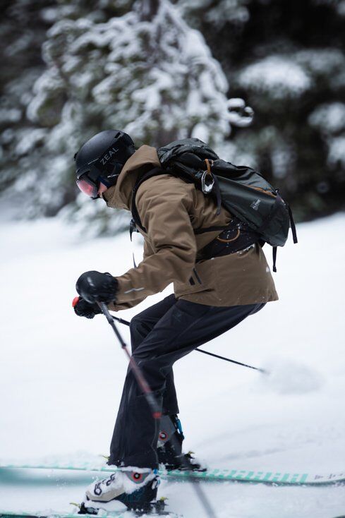 Man In Ski Tuck