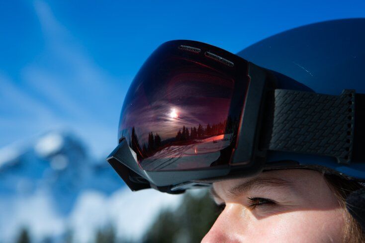 Goggle Frame with Nose Piece