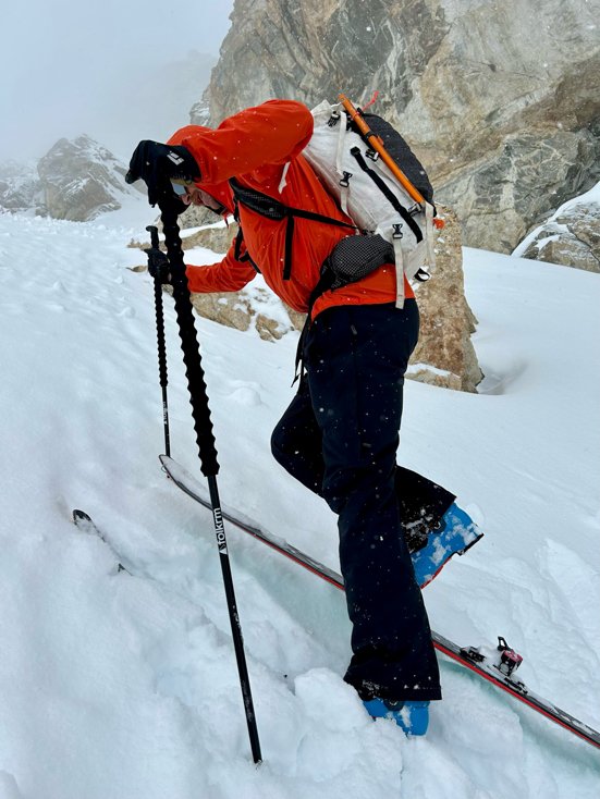 Man Bakcountry Skiing