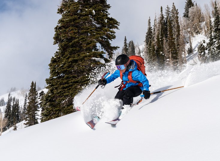 Kelsey Takeuchi Backcountry Skiing