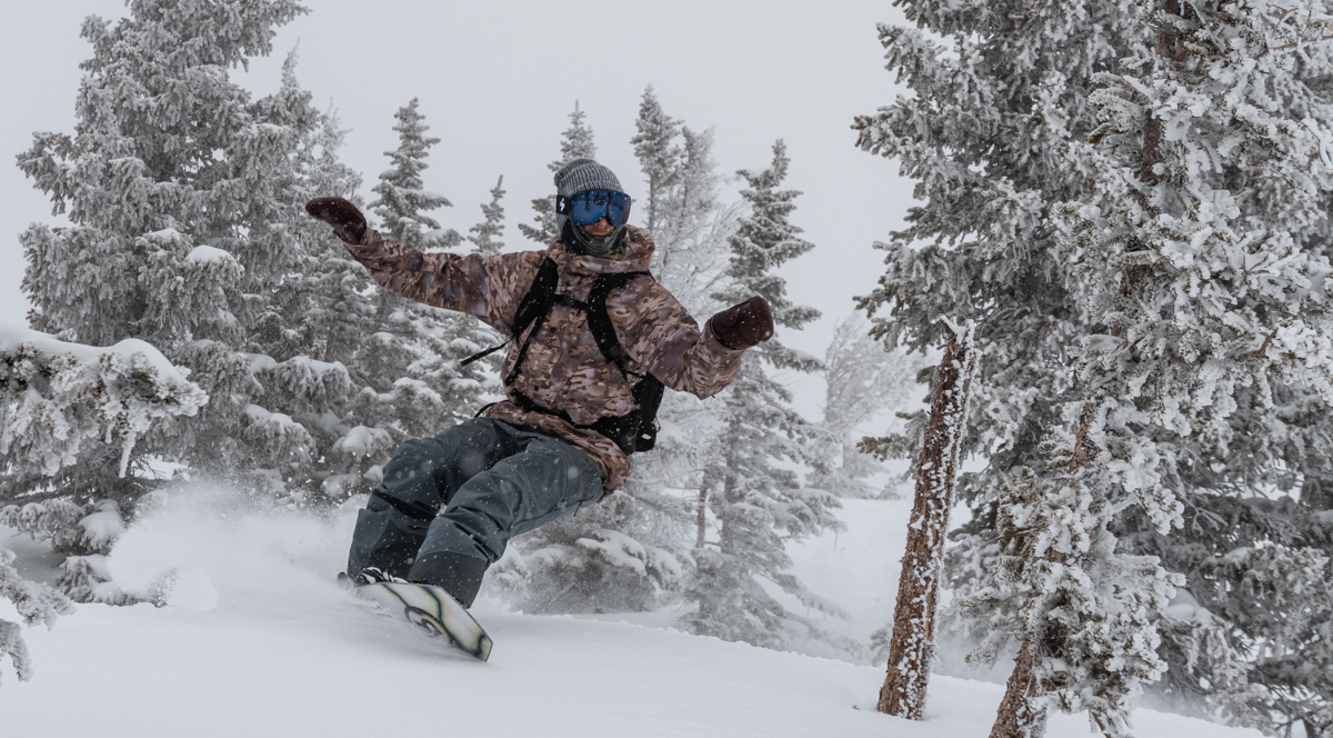 Mike Hardaker Snowboarding Jackson Hole