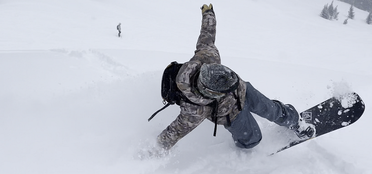 Mike Hardaker Snowboarding