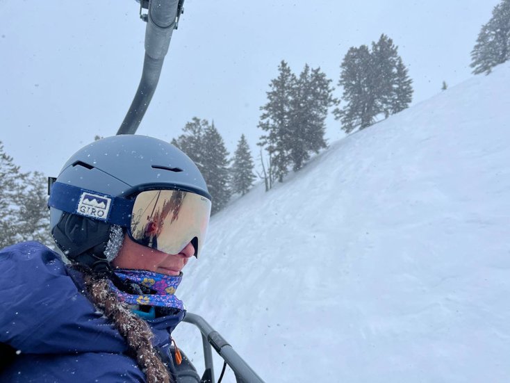 Happy Women Wearing Outdoor Master Helmet