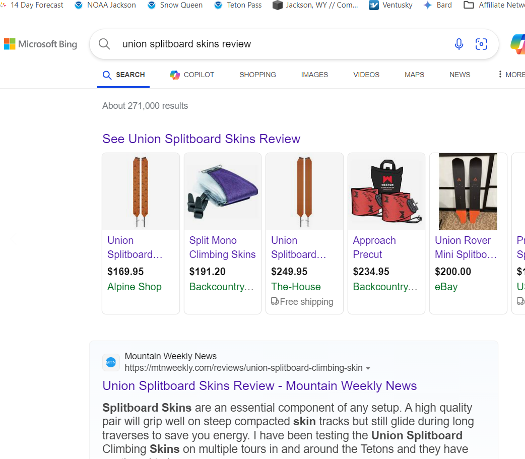 Bing Search Results Better than Google