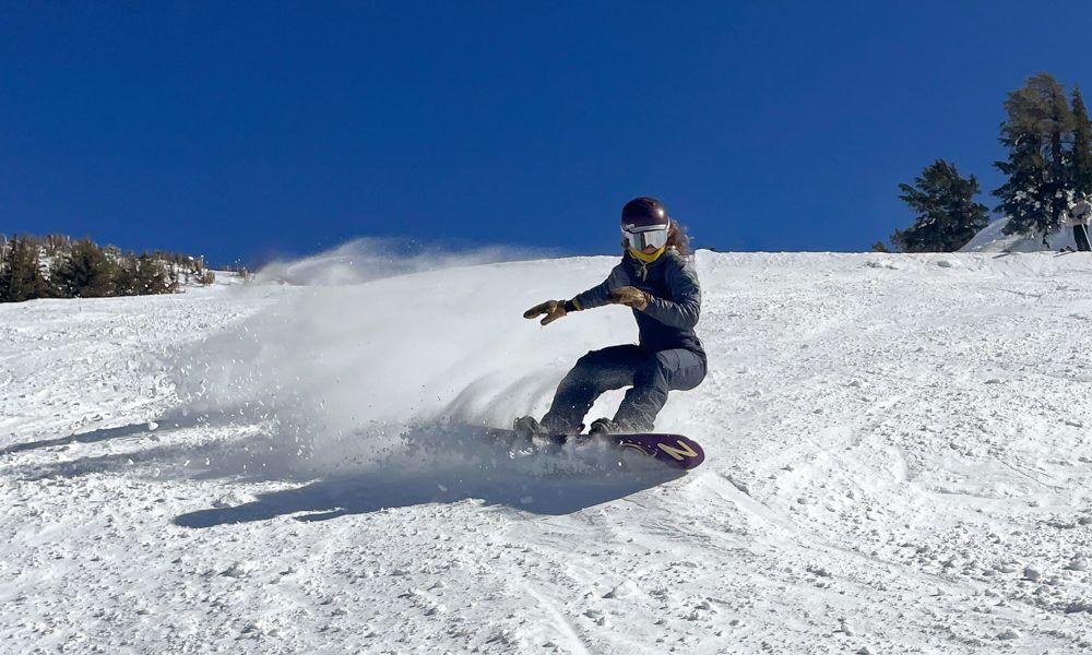 Coalition Snow Queen Bee Snowboard Review Isabelle Wellman Testing the Coalition Snow Queen Bee Snowboard