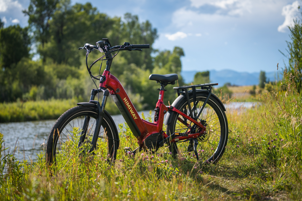 Himiway At Pro E-Bike in Red