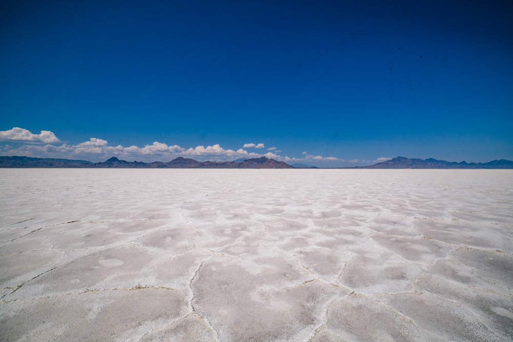 Bonneville Salt Flats in Utah