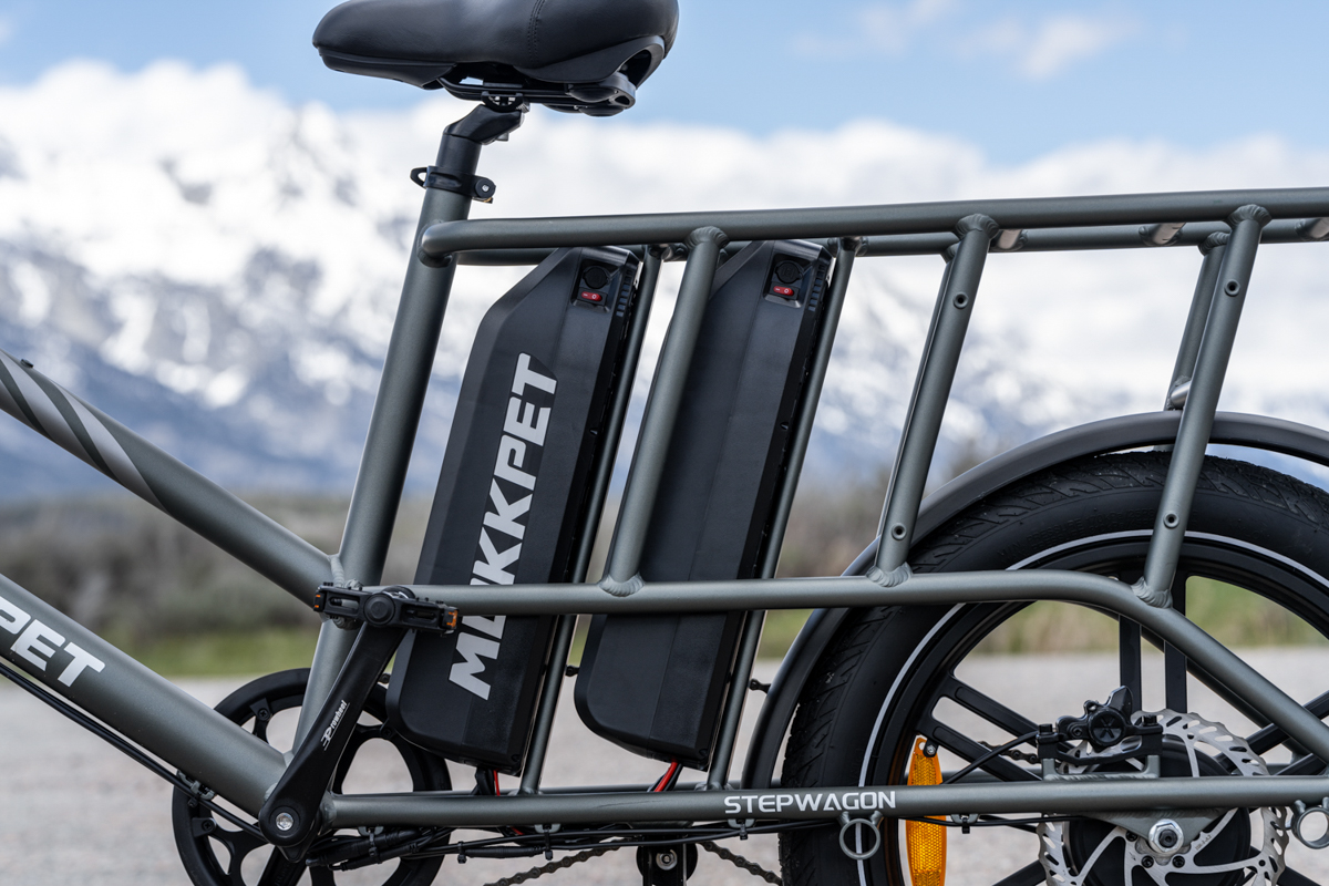 E-Bike with 2 Batteries, Mukkpet Stepwagon
