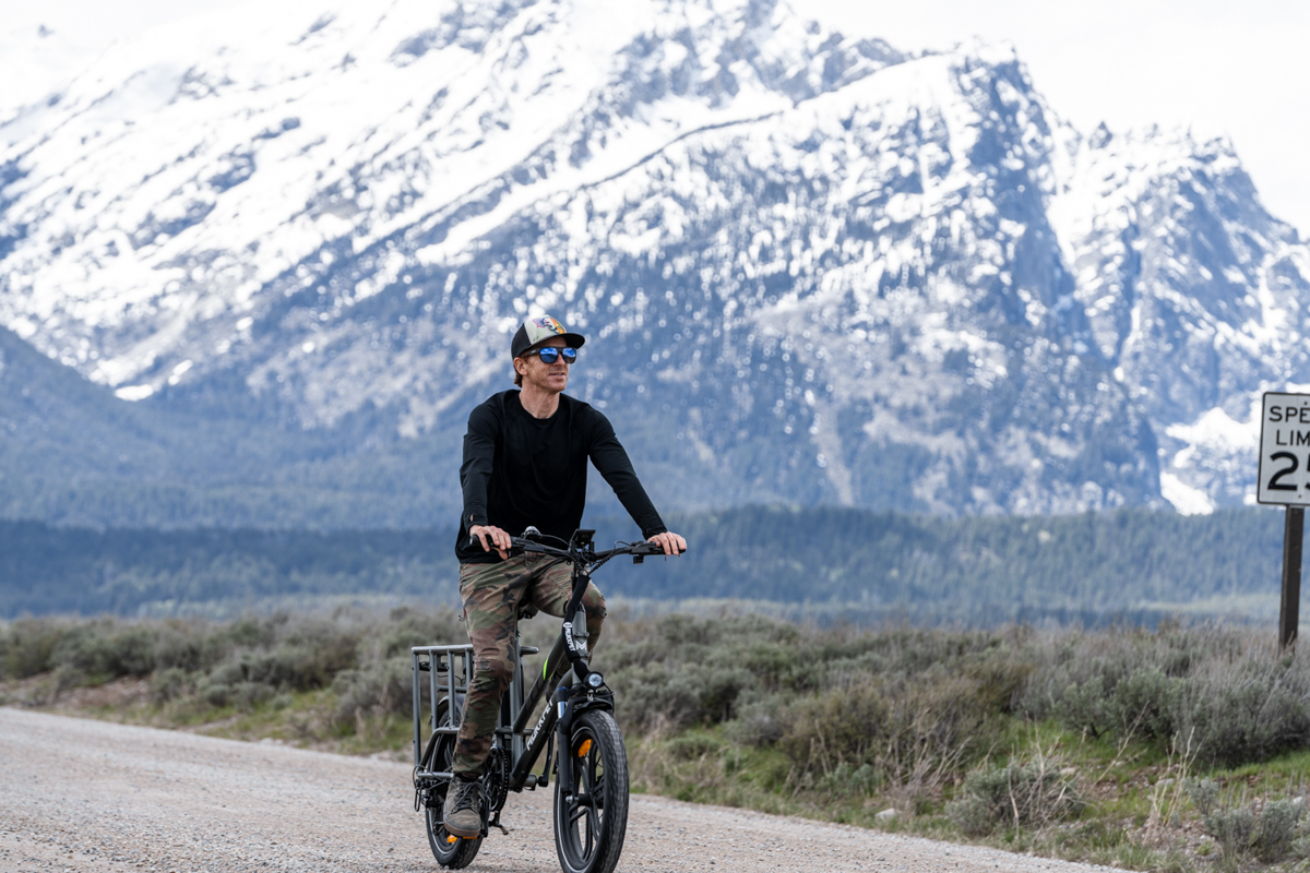 Mike Hardaker Test Riding E-Bikes