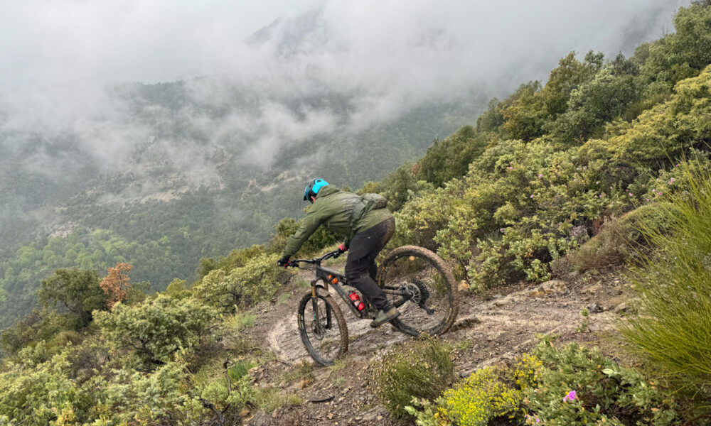 GOREWEAR Concurve GTX Jacket Review Marty Guinta Riding Mountain Bikes in Italy