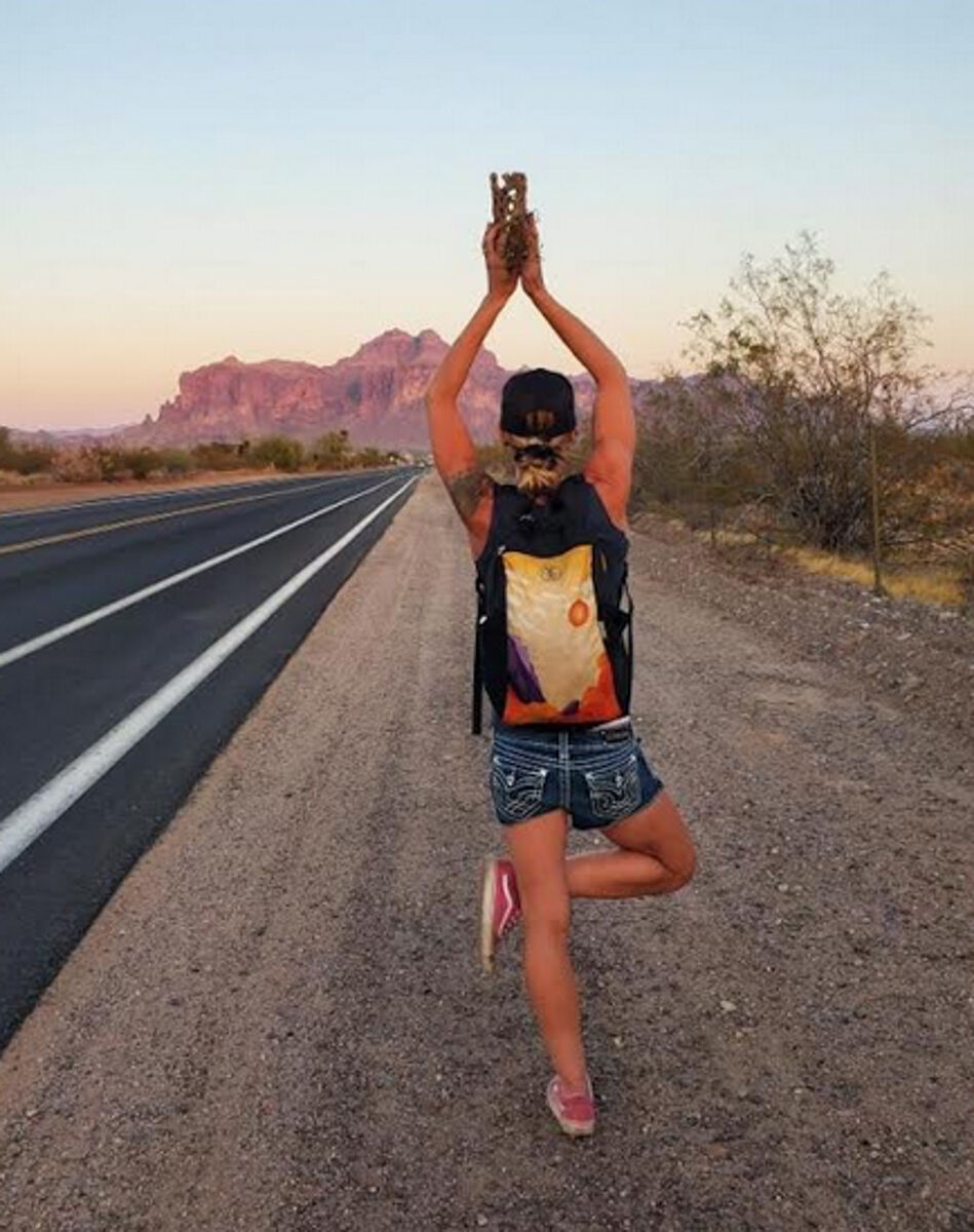 Women Wearing Backpack Outdoors