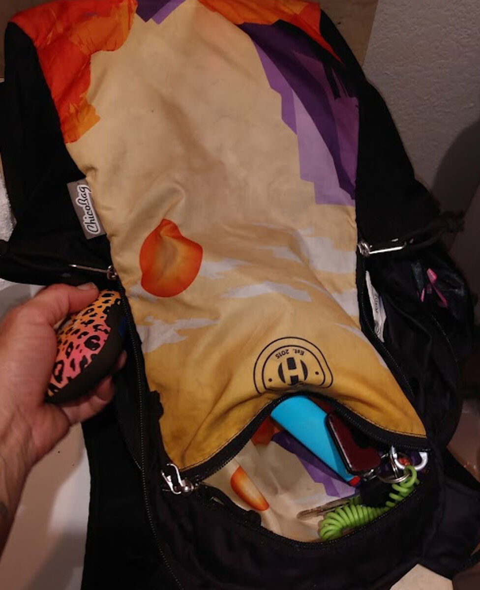 Inside a Backpack