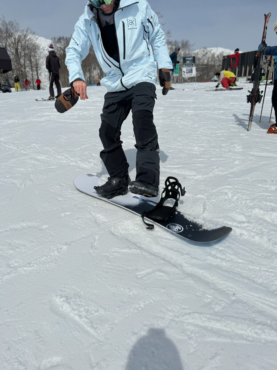 Man Stepping Into Bindings