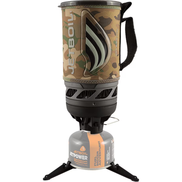 Camo Color Jetboil Flash for Hunting and Camping and Even Backpacking