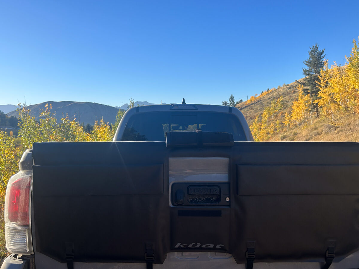 Tailgate Pad with Slot for Backup Cameras