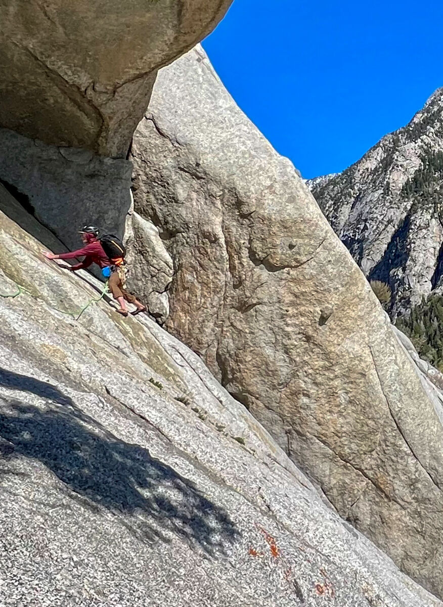 Man Mountain Climbing