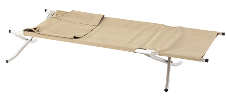 Snow Peak High Tension Cot in White Color for Camping and HUnting