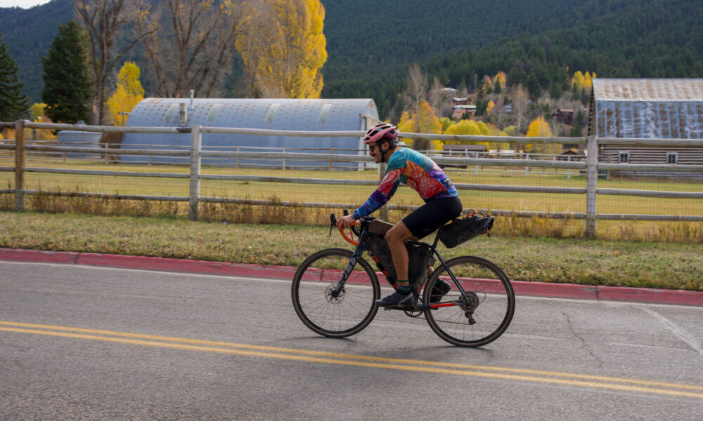 GOREWEAR x Jeremy Collins Spinshift LS Jersey Review Man Biking Wearing a GOREWEAR x Jeremy Collins Spinshift LS Jersey
