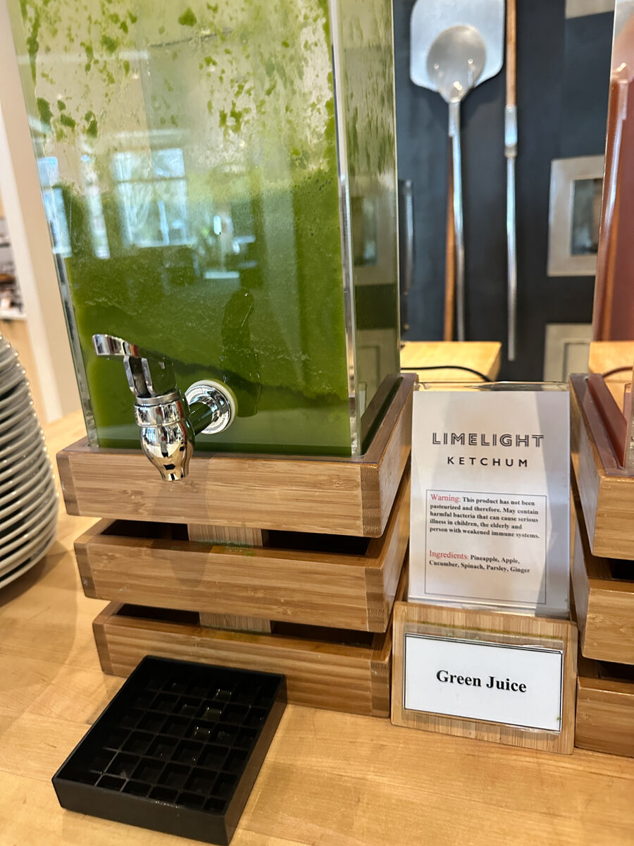 Fresh Green Juice Limelight Hotel