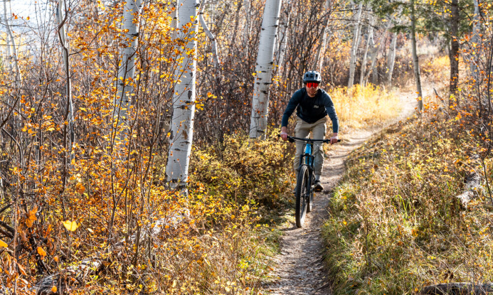 Smith Shift Split Mag Cycling Sunglasses Review Man Riding in Smith Shift Split Mag Cycling