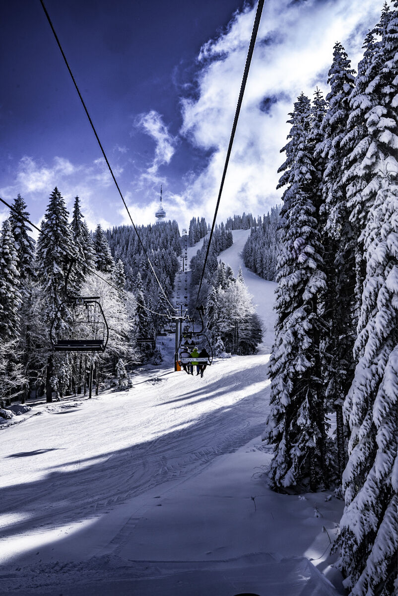 Pamporovo Ski Resort Triple Chair in Bulgaria