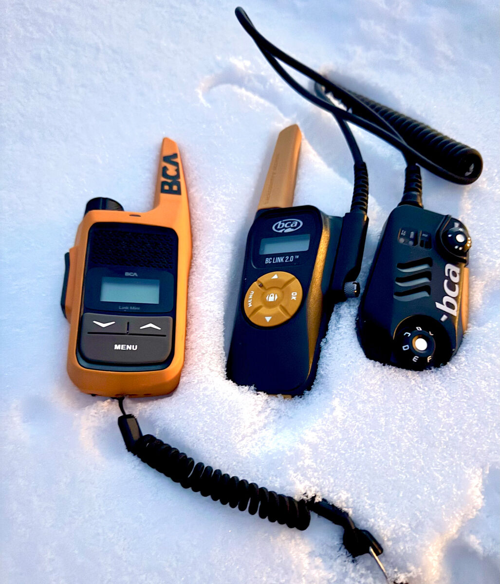 BCA BC Link Mini vs BCA Link 2.0 Radio Sizes