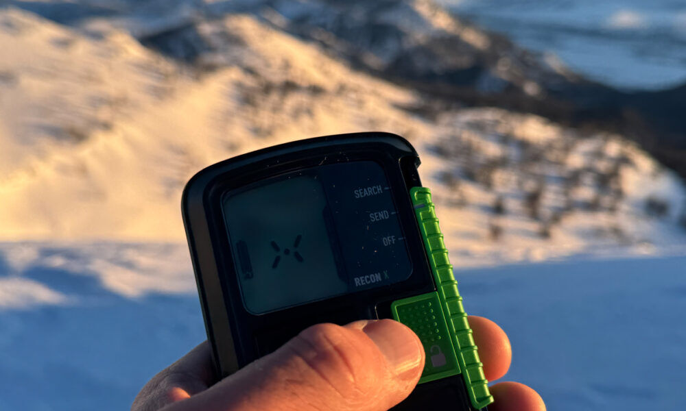 Black Diamond Recon X Beacon in the Backcountry