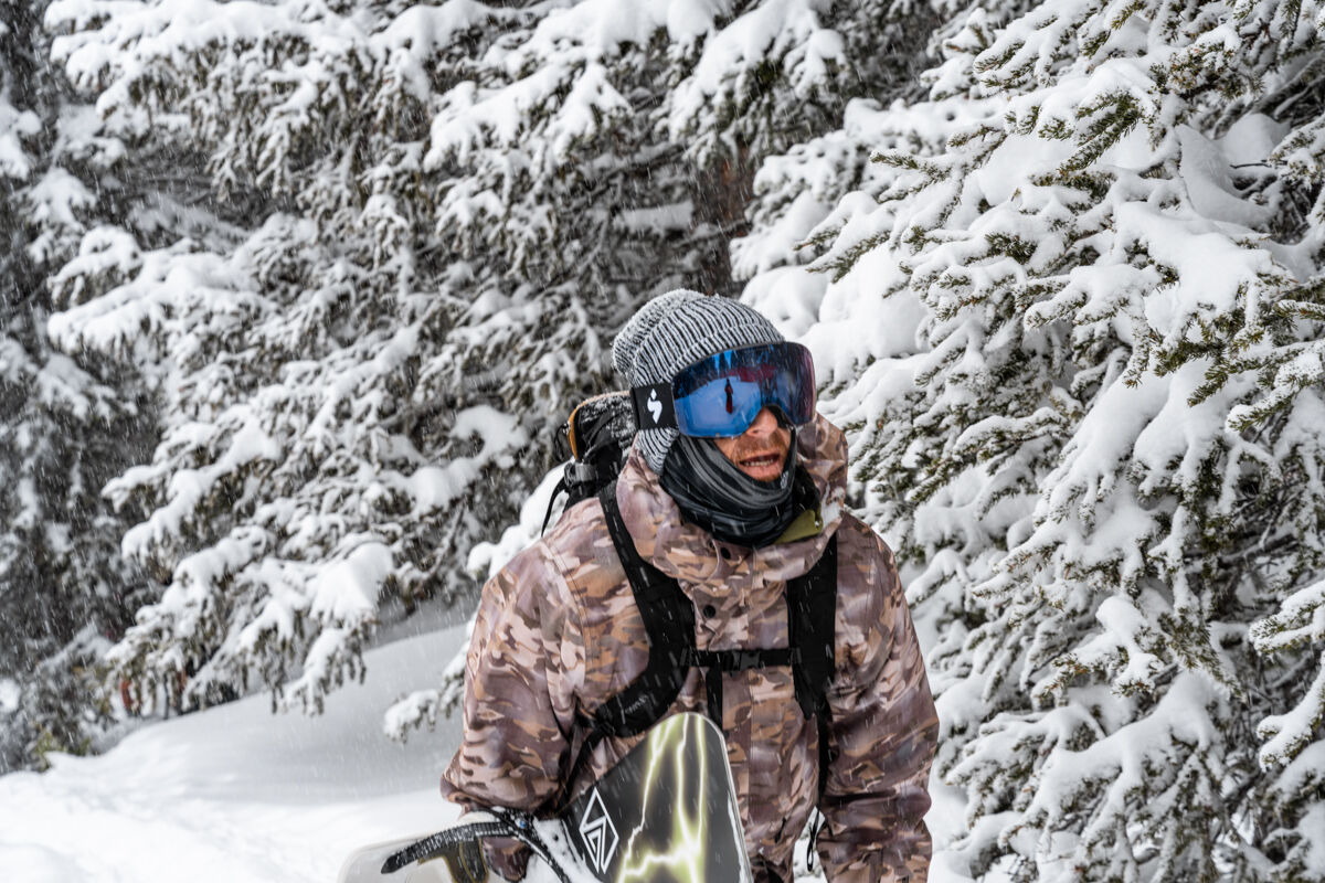 Mountain Weekly News Founder Mike Hardaker in the Jackson Hole Mountain Resort Backcountry