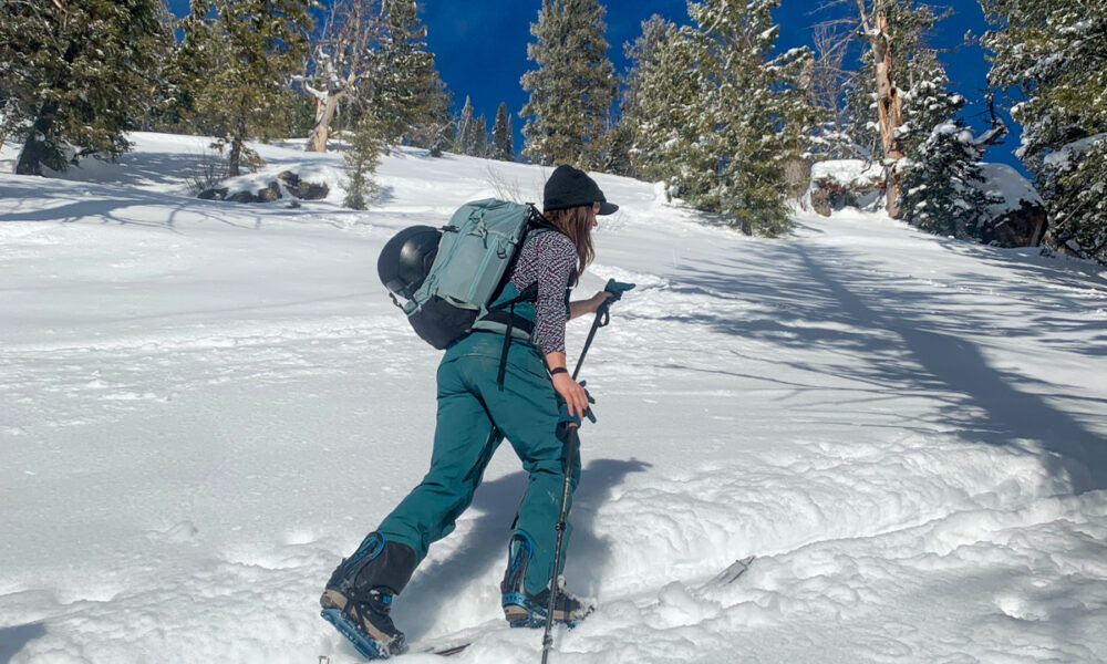 Ortovox Switchback 32L Backpack Review Jes Neauahus Wearing the Ortovox Switchback 32L Backpack while Ski Touring