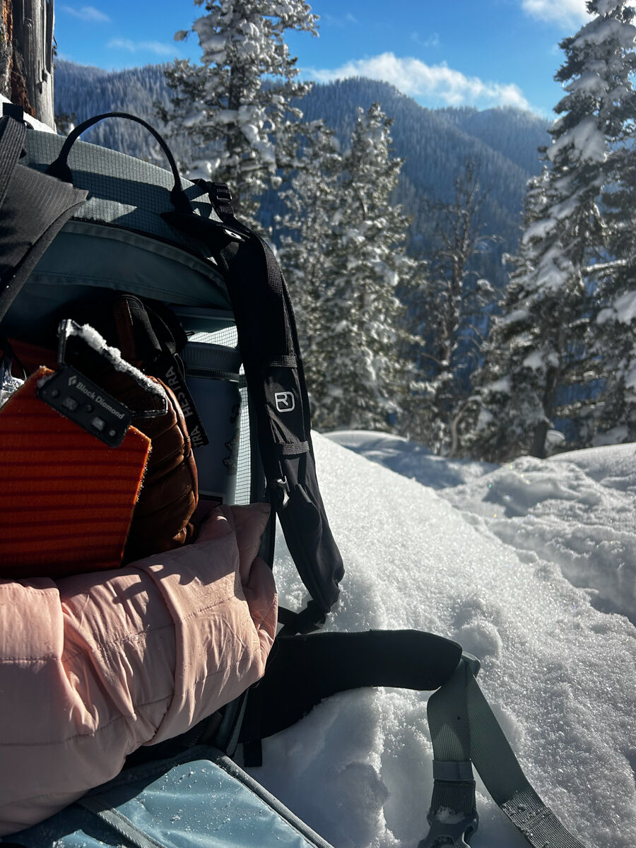 Ortovox Backpack Holding Skins