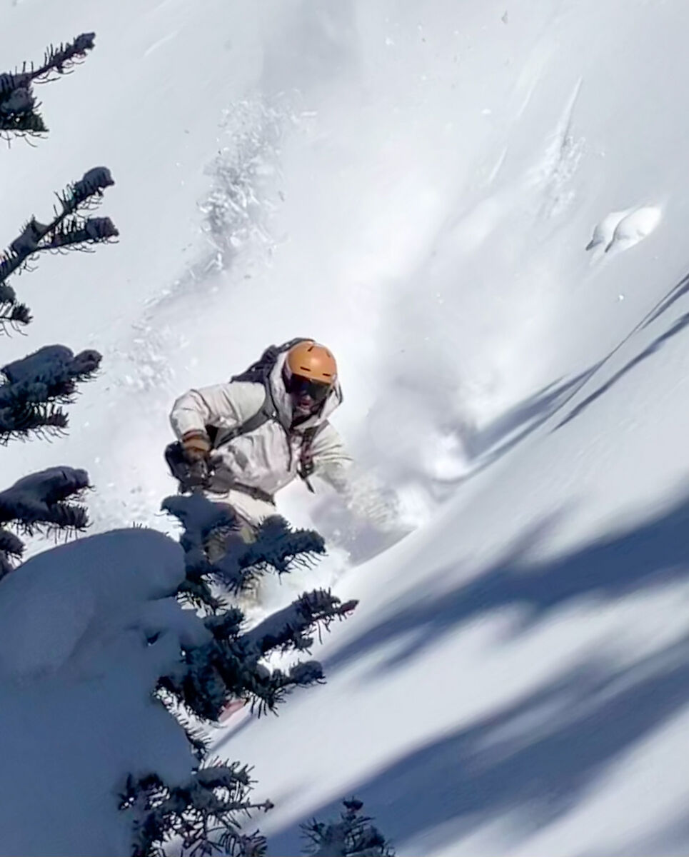 Ryan Ariano Snowboarding Teton Powder