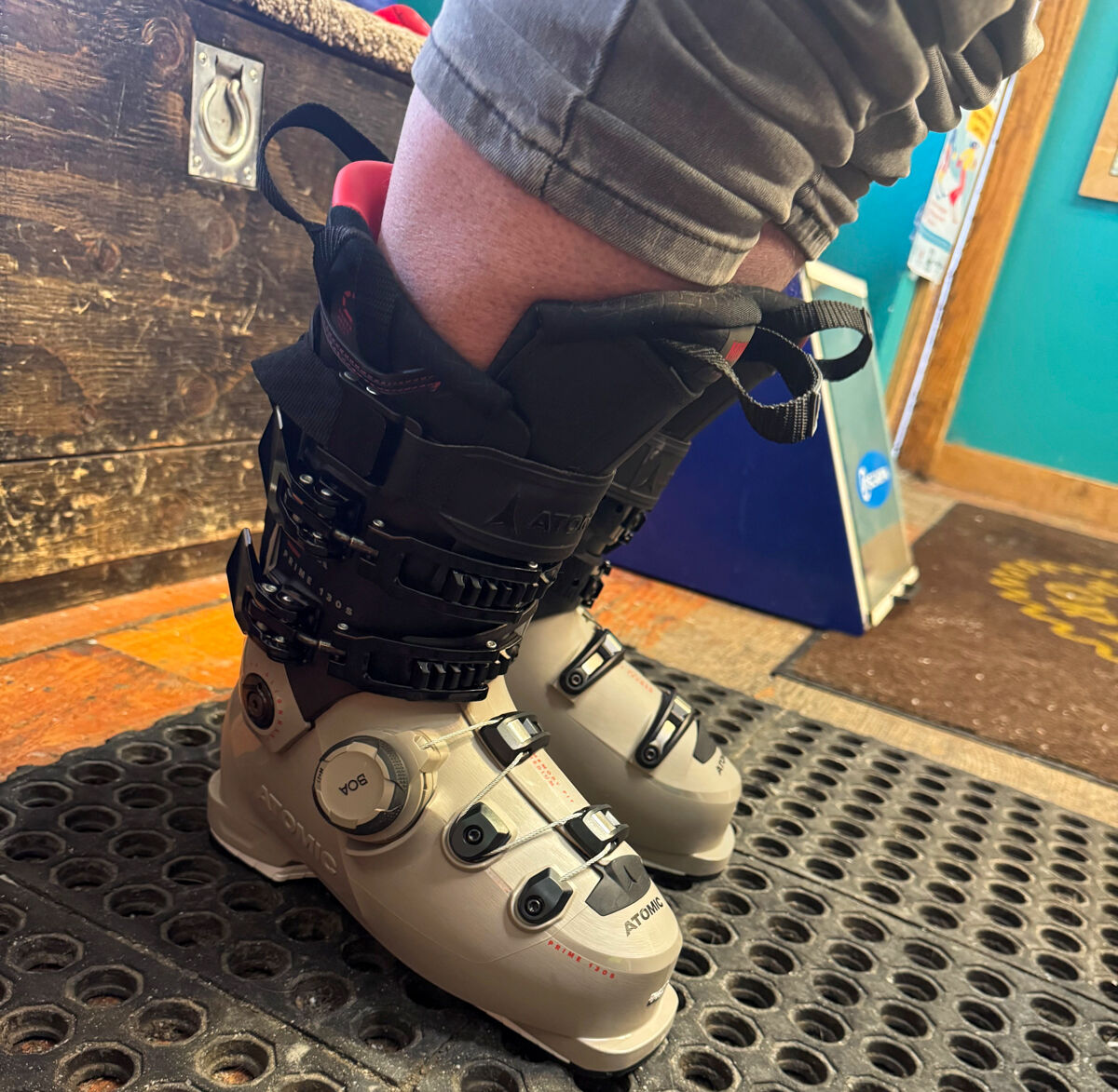 Ski Boot with Forward Lean