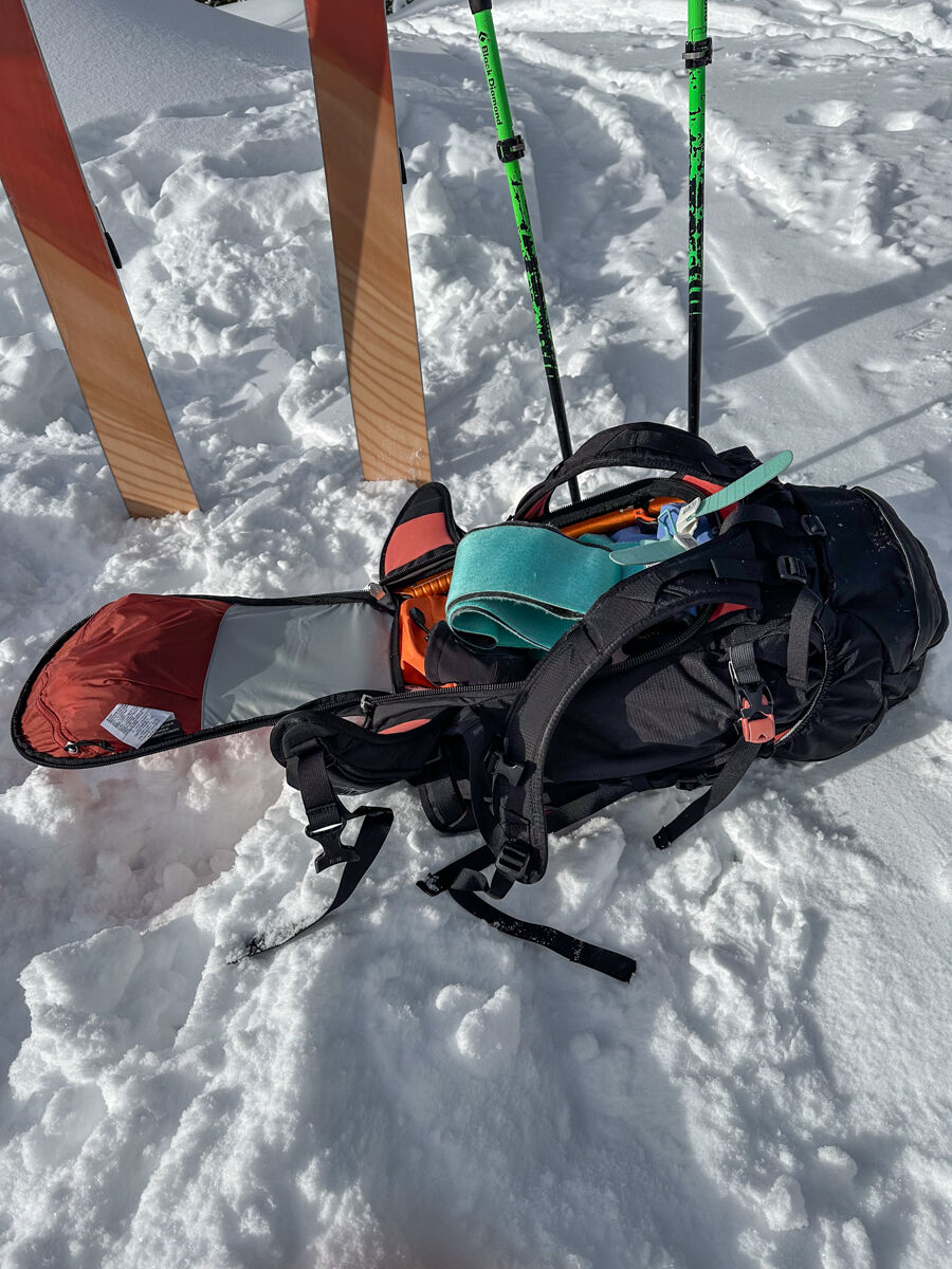 Inside Avalanche Backpack