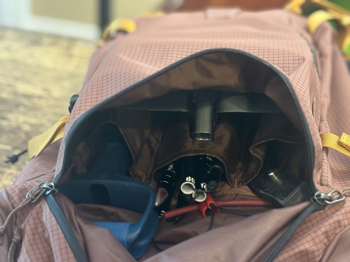 Inside Avalanche Backpack